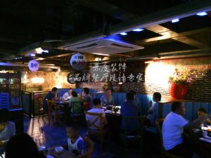【赤度装饰设计餐厅案例实景】东莞南城湘80餐厅东泰店