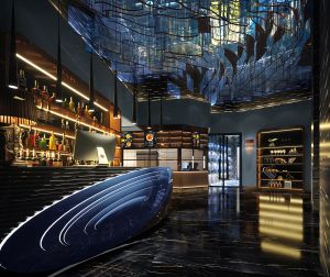 【赤度装饰设计餐厅案例】福禄海鲜酒楼设计案例